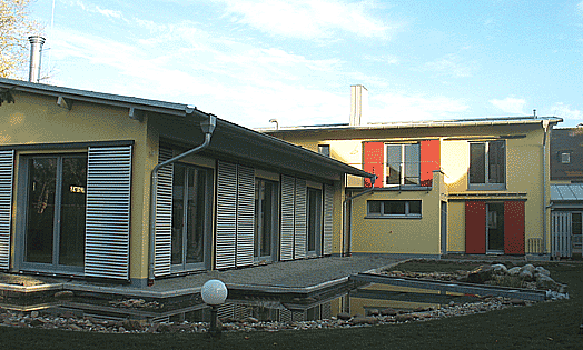 Wohnhaus - Ettlingen - Fotografie Gartenansicht