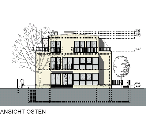 Wohnhaus - München - Gartenseite