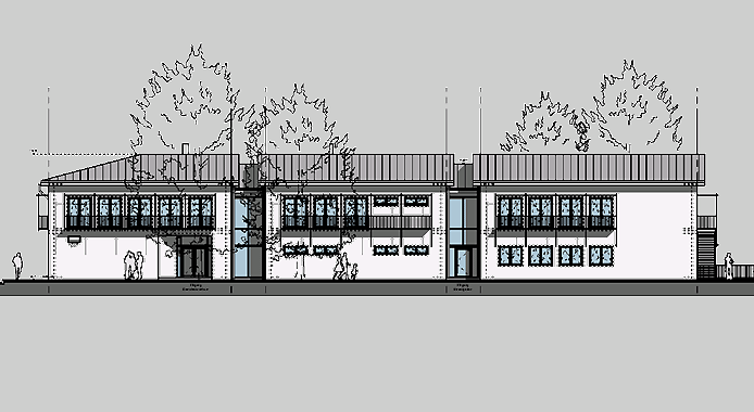 Christk&ouml;nighaus Ansicht Westen