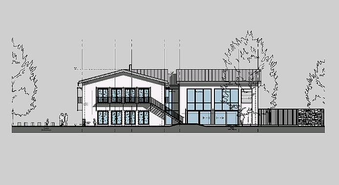 Christk&ouml;nighaus Ansicht S&uuml;den