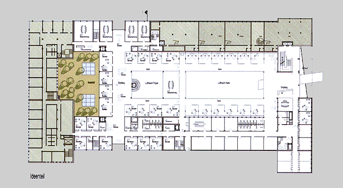 Wettbewerb Sparkasse Karlsruhe - 1. Obergeschoss