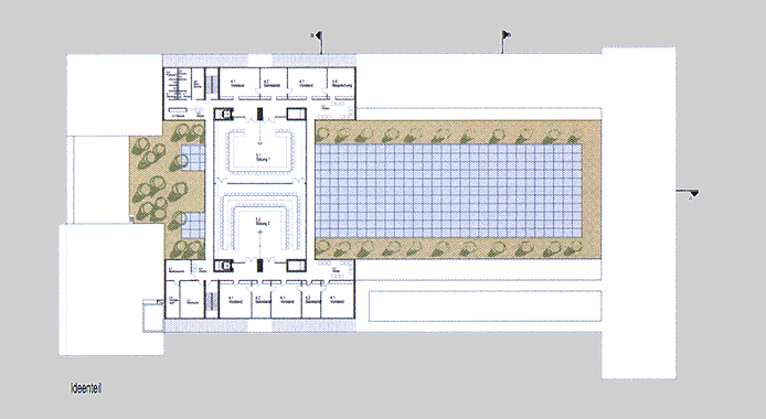 Erweiterung der Hauptstelle der Sparkasse Karslruhe (2003) Europaplatz - Konferenzraum
